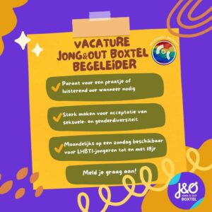 Lees meer over het artikel Gezocht: Begeleider Jong&Out Boxtel